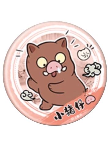小猪仔(水墨系列)1-森罗万象mini系列徽章