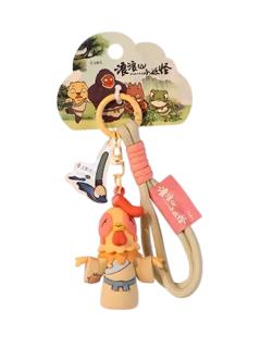 公鸡画师-基础造型系列钥匙扣