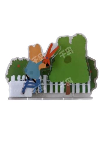 七等福-时光剪影亚克力牌-修枝