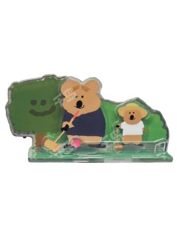 七等福-时光剪影亚克力牌-门球