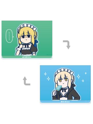 阿尔托莉雅·潘德拉贡&阿尔托莉雅·潘德拉贡(Alter)-藤丸立香想不明白双面亚克力立牌