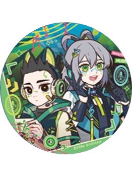 哪吒＆洛天依-闪耀节拍系列马口铁徽章