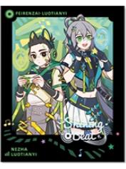 哪吒＆洛天依(隐藏)-闪耀节拍系列伪拍立得