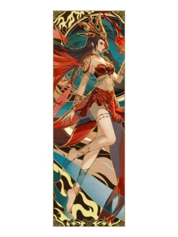 美杜莎A(金属镭射票)-遇意吧唧拍立得