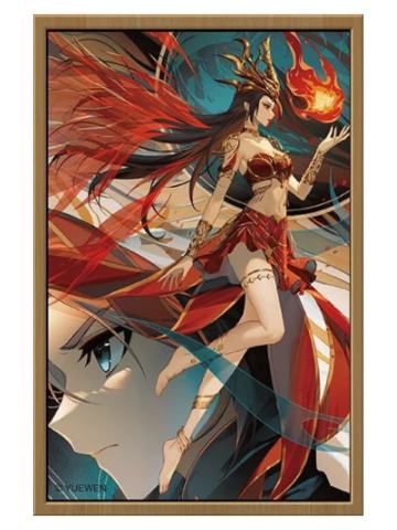 美杜莎A(艺术画)-遇意吧唧拍立得