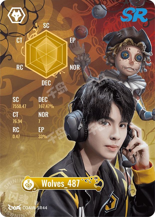 第五人格 IVL COA カード グッズ Wolves 487 第五人格 IVL COA カード グッズ Wolves 487 - メルカリ