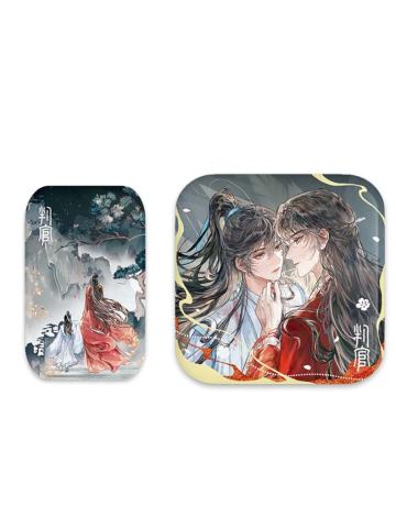 尘不到&闻时-吻红尘徽章套组