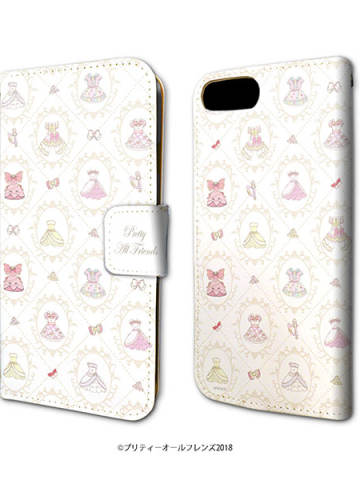 美妙全友衣装设计集合手账型手机壳(iPhone6/6s/7/8兼用)