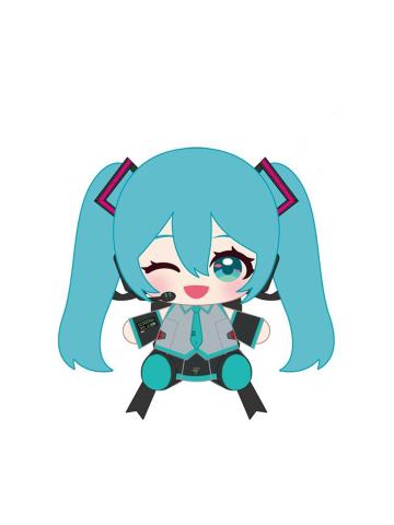 初音未来3-高达45周年联名坐姿玩偶