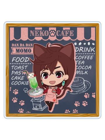 绫濑桃-猫耳咖啡Q版杯垫