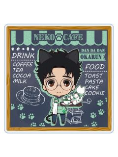 高仓健-猫耳咖啡Q版杯垫