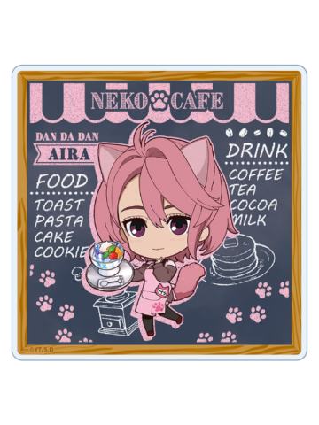 白鸟爱罗-猫耳咖啡Q版杯垫