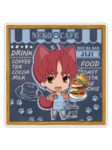 圆城寺仁-猫耳咖啡Q版杯垫