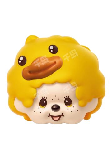 黄色款硅胶镜子