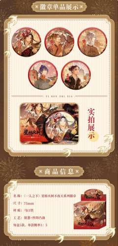 星桥火树不夜天系列徽章-资料图