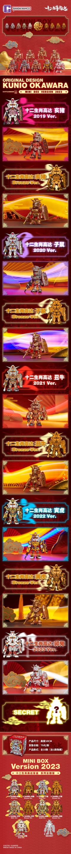 隐藏款-十二生肖高达 卯兔 Translucent Ver.-资料图