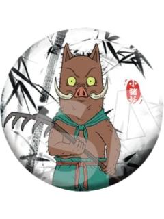 小猪妖-水墨系列徽章