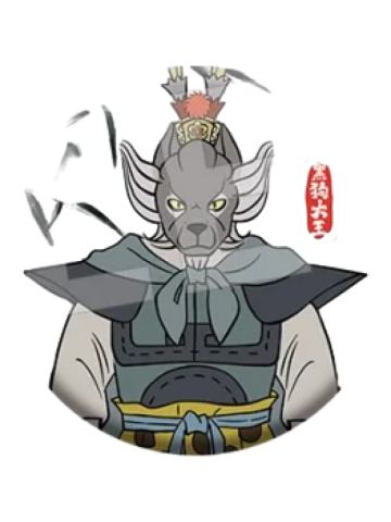 黑狗大王-水墨系列徽章