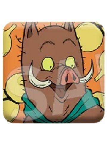 小猪妖-方章系列徽章