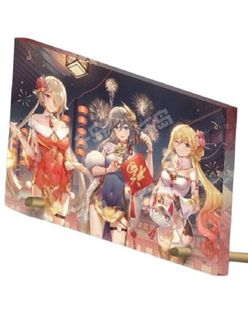 琪亚娜&芽衣&布洛妮娅（迎春送福）-CG系列 亚克力收藏画