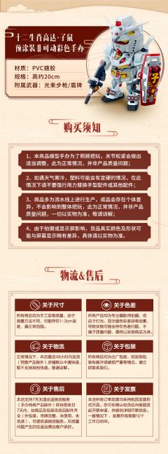 QMSV CHINESE ZODIAC GUNDAM 2020 Version 2020十二生肖高达子鼠-资料图