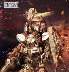 QMSV CHINESE ZODIAC GUNDAM 2021 Version 2021十二生肖高达 丑牛 金属铜电镀 Ver.