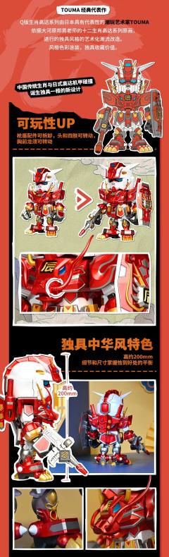QMSV CHINESE ZODIAC GUNDAM 2024 Version 2024十二生肖高达辰龙-资料图