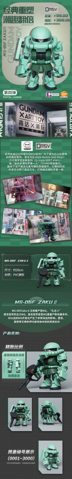 QMSV 004. MS-06F CHA'S ZAKU II-资料图