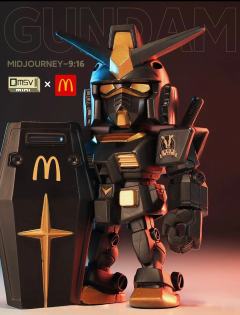 QMSV MINI x  麦当劳 RX-78-2 GUNDAM Ver. ANGUS 麦当劳安格斯元祖高达