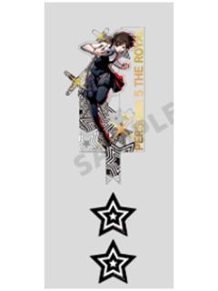 新岛真-P5R谷子熊快闪X型亚克力立牌
