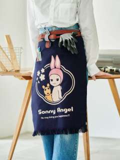 Sonny Angel Maekake Sakura 和风刺绣围裙-资料图