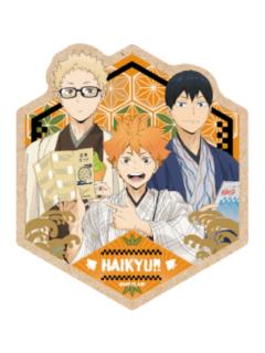 多人1-新干线联动京都限定木质杯垫