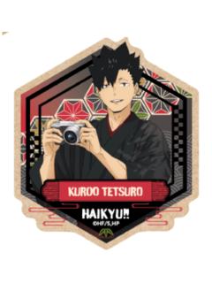 黑尾铁朗-新干线联动京都限定木质杯垫