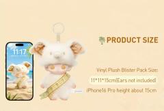 小象搪胶毛绒吊卡-资料图