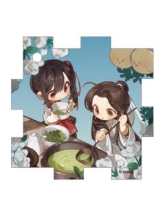 花城&谢怜(小暑款)-节气之夏系列拼图挂件
