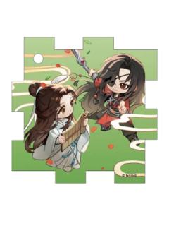 花城&谢怜(小满款)-节气之夏系列拼图挂件
