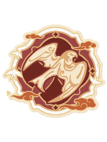 满赠鸢部刺绣布贴