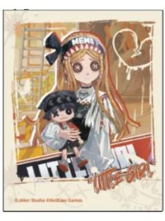 小女孩2-乘风而行系列伪拍立得