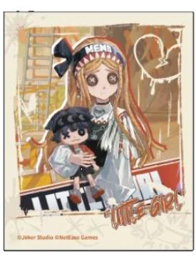 小女孩2-乘风而行系列伪拍立得