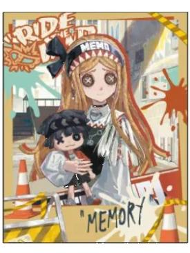 小女孩1-乘风而行系列伪拍立得