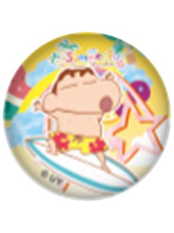 野原新之助b-缤纷海滩马口铁徽章