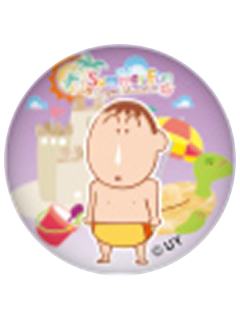 阿呆b-缤纷海滩马口铁徽章