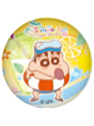 野原新之助a-缤纷海滩马口铁徽章
