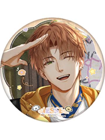 夏鸣星-线条小狗联名主题双闪徽章第二弹