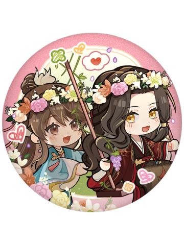 刘辩-花间心绪系列 Q版马口铁徽章