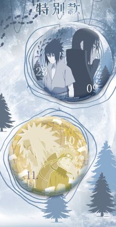 宇智波带土(唱片系列)-谷娘疾风传第三弹徽章-资料图