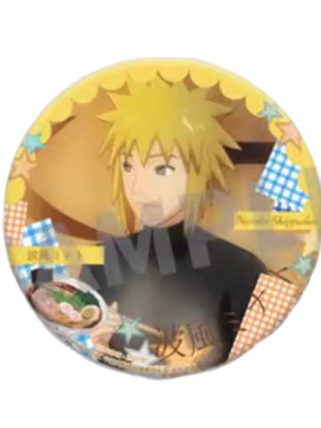 波风水门(吃面系列)-谷娘疾风传第三弹徽章