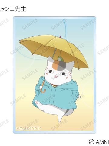 猫咪老师亚克力小卡-雨之日系列周边