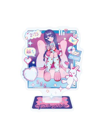 月之美兔-夜猫子立牌