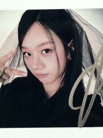 SnackPaper黑钻女孩片场拍立得复刻卡 Ver.B